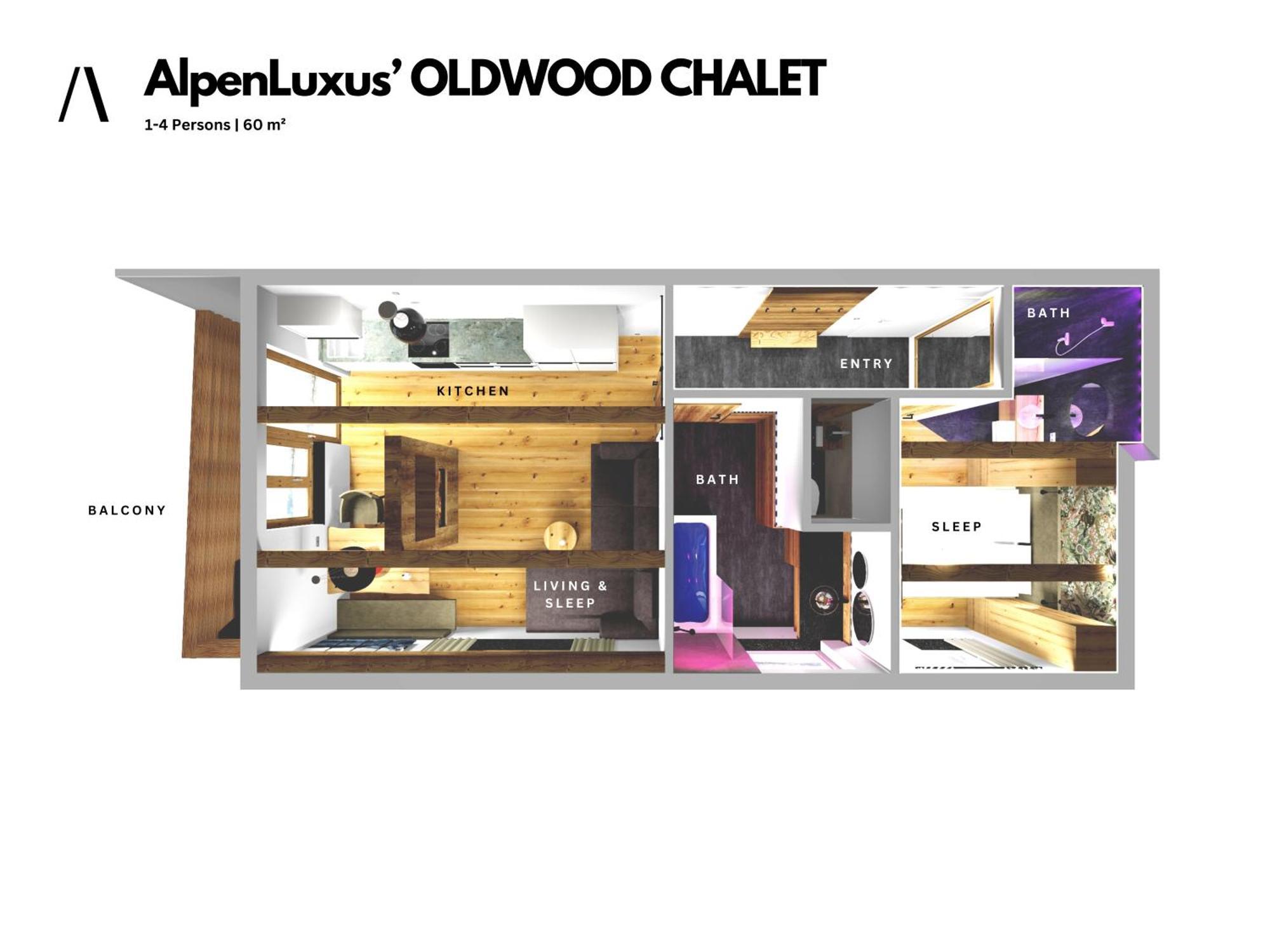 Oldwood Chalet - Balcony & Car Park By Alpenluxus Appartements Фюген Экстерьер фото